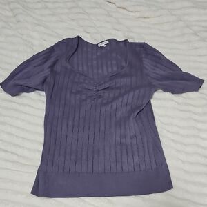Maurices Ribbed Lavender Blouse